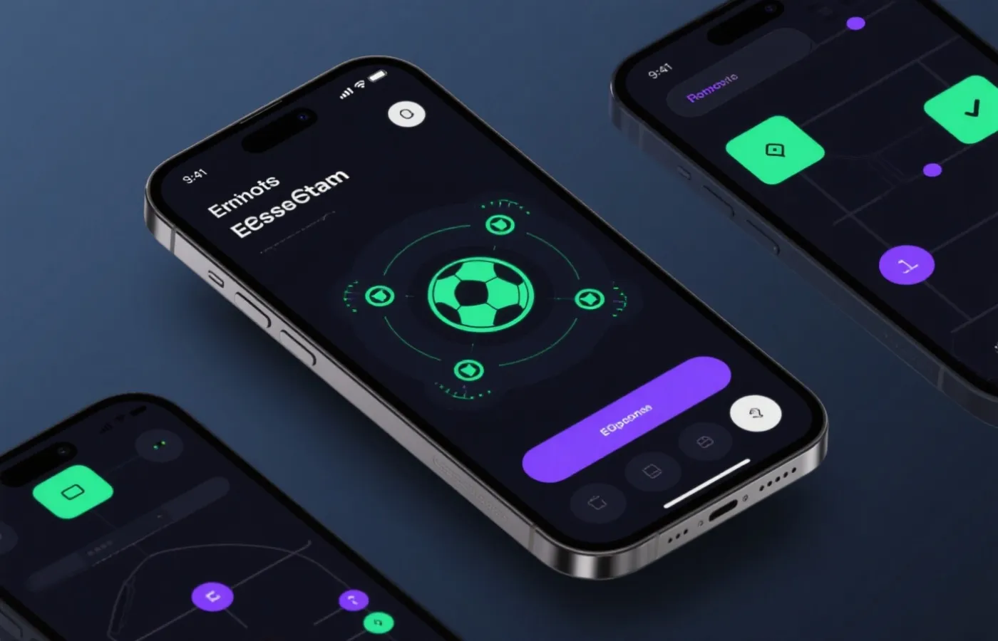 电子足球策略模拟App界面预览